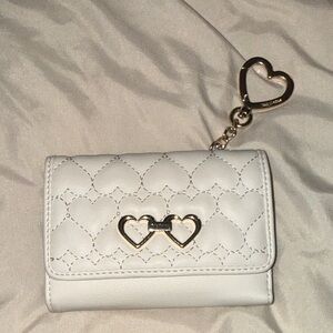 Juicy Couture Cream Wallet with Gold Details